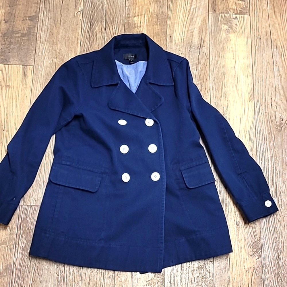 J Crew denim 10 navy blue